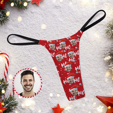Custom Face on Women's Underwear Thongs Panty Christmas Gift - HO