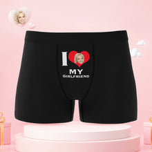 Custom Face Cute Love Couple Underwear Personalized Underwear Valentine's Day Gift