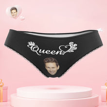 Custom Face King and Queen Couple Underwear Personalized Underwear Valentine's Day Gift