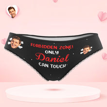 Custom Face Underwear Personalized Name Boxer Briefs and Panties Valentine's Day Gifts for Couple