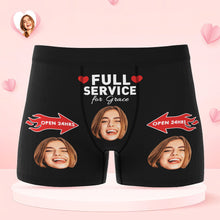 Custom Face Underwear Personalized Name Boxer Briefs and Panties OPEN 24HRS Valentine's Day Gifts for Couple