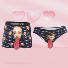 Custom Face Underwear Personalized Magnetic Tongue Underwear Valentine's Day Gifts