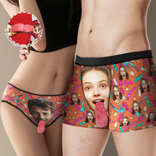 Custom Face Underwear Personalized Magnetic Tongue Underwear Valentine's Gifts for Lover