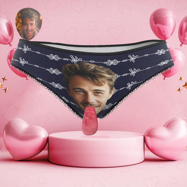 Custom Face Underwear Personalized Magnetic Tongue Underwear Valentine's Day Gifts