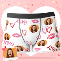 Custom Face Boxer Shorts Personalized Photo Boxer Shorts Valentine's Day Gifts - XOXO