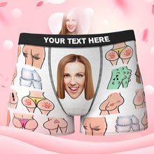 Custom Face Boxer Shorts Personalized Photo Boxer Shorts Valentine's Day Gifts - Sexy Ass