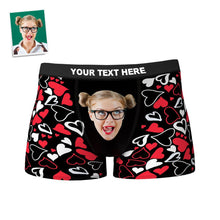 Custom Face Boxer Shorts Personalized Photo Boxer Shorts Romantic Valentine's Day Gifts - love
