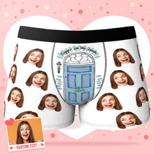Custom Face Boxer Shorts Personalized Photo Boxer Shorts Valentine's Day Gifts for Him - Bigger on the inside