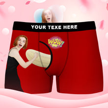 Custom Face Boxer Personalize Underwear Valentine's Gifts for Him - Banana