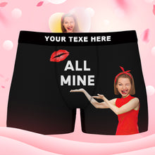 Custom Face Boxer Shorts Personalized Photo Boxer Shorts Valentine's Day Gifts - All Mine