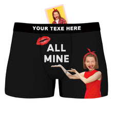 Custom Face Boxer Shorts Personalized Photo Boxer Shorts Valentine's Day Gifts - All Mine