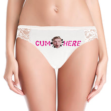 Custom Women Lace Panty Face Sexy Panties Women's Underwear - Cun Here - SantaSocks