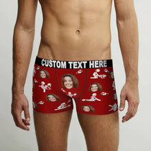 Custom Men's Face Boxer Briefs Just Do It Personalized Funny Valentine's Day Gift for Him