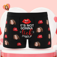 Custom Face Boxer Briefs Just Suck It Personalized Naughty Valentine's Day Gift for Him
