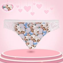 Custom Women Lace Panty Photo Collage Sexy Panties