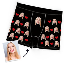 Heart And Face On Boxer Briefs