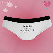Custom Name Underwear,Personalized "Cum Dumpste" Panty Women's