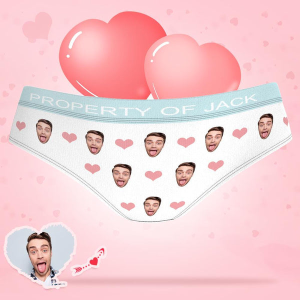 Custom Face Panties Inscribed Waist Personalized LGBT Gifts
