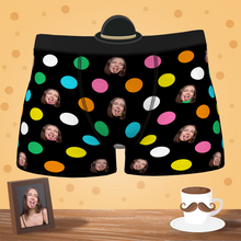 Custom Men's Dots Boxer Shorts - Popular