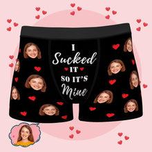 Personalised Funny Face Boxers Custom Photo Underwear Gift For Men-it's Mine