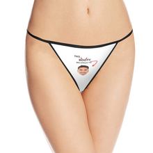 Custom Face Thong, Personalized This Booty Belongs To You Thong