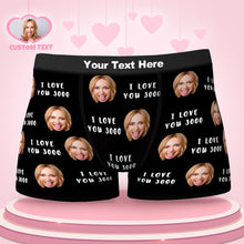 Personalize Face Underwear Custom Face Briefs I Love You 3000 Personalized LGBT Gifts