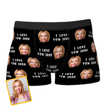 Personalize Face Underwear Custom Face Briefs I Love You 3000 Personalized LGBT Gifts