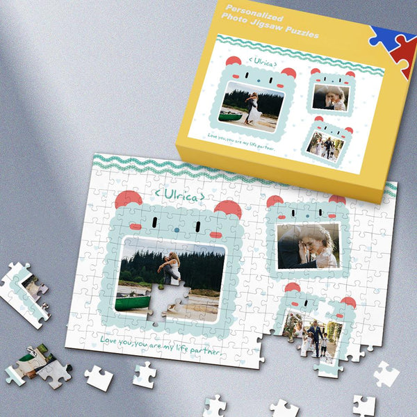 Dogs Are Our Life Partner Custom Photo Puzzle 35-500 Pieces