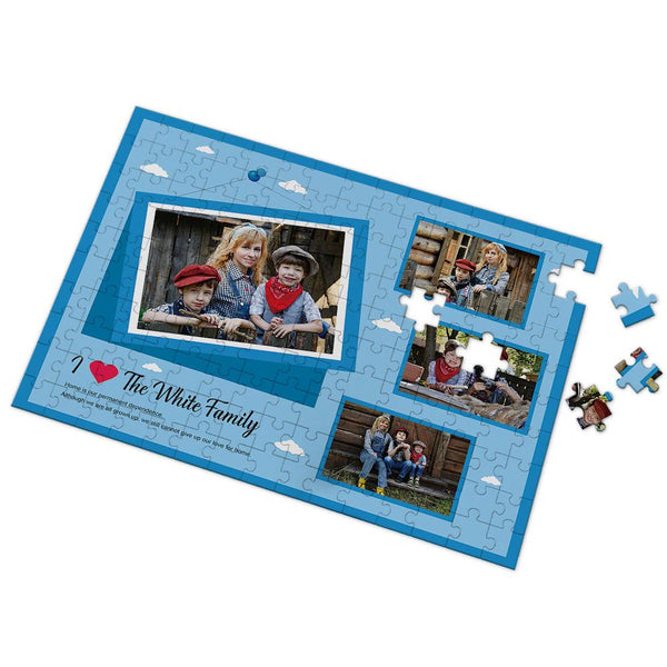 Custom Perfect Gift for Family Photo Puzzle 35-500 Pieces
