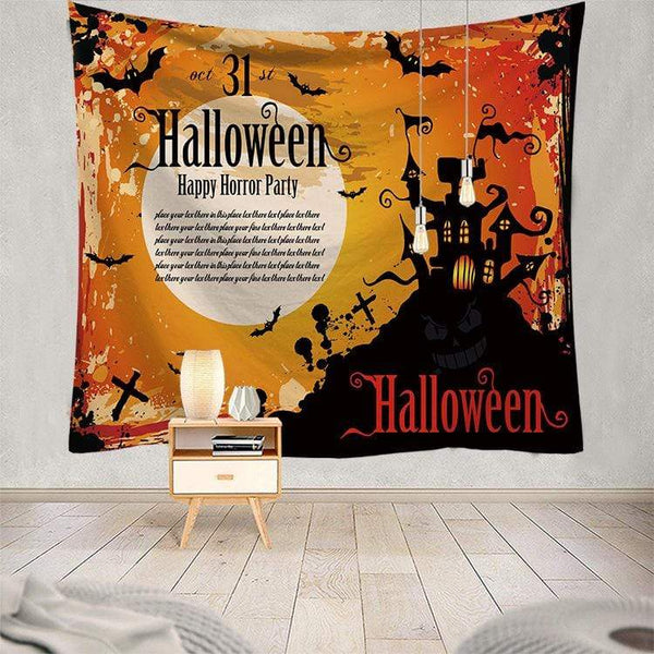 Halloween Tapestry Wall Decor for Party Halloween Gift