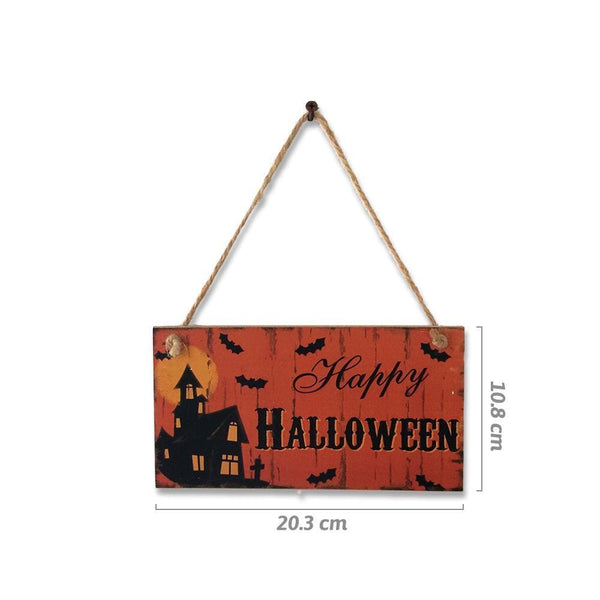 Halloween Party Decor Gifts Hanging Day Wall Plaque for Halloween