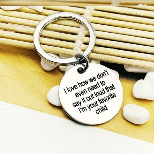 Father's Gift Keychain, I love how we don't..child, Gifts for dad, Father's keychain, Grandpa gift, Step dad gift