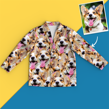 Custom Face Pajamas - Face Mash Dog - MyPhotoSocks