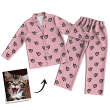 Custom Photo Long Sleeve Pajamas Sleepwear Nightwear