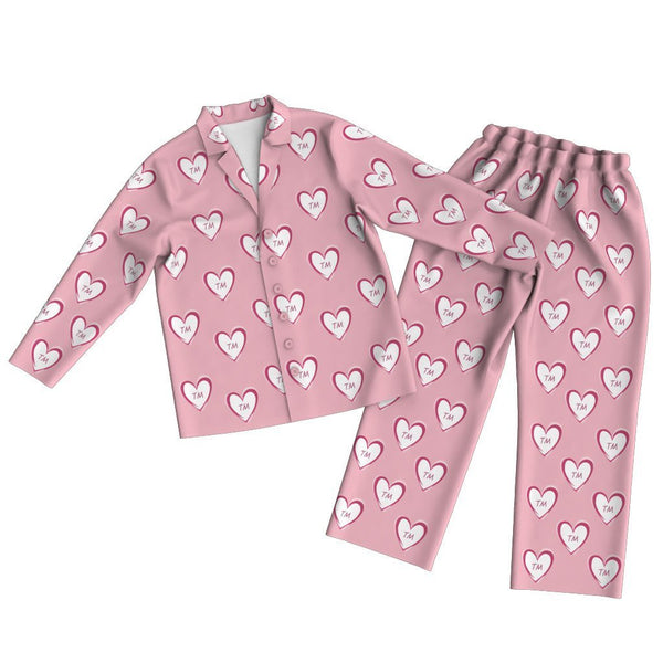 Name On Pink NightWear, Tops And Pants