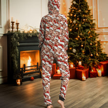 Custom Face Mash Onesies Christmas Pajamas One-Piece Sleepwear Christmas Gift
