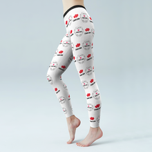 Custom Logo Leggings Low Gym Pants Company Gifts - Heart