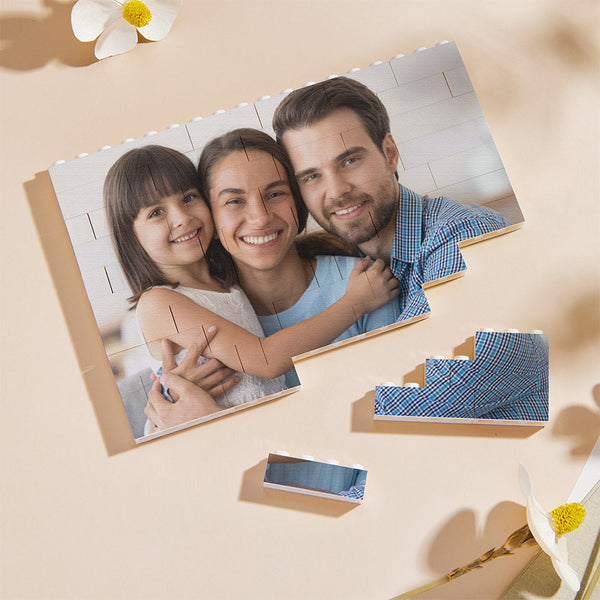 Music Personalized Building Block Puzzle Photo Brick Frame Christmas Gifts