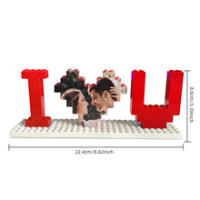 Custom Building Block Puzzle I Love You Photo Brick Puzzles Gifts for Lovers - SantaSocks