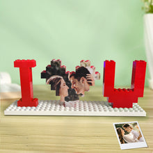 Custom Building Block Puzzle I Love You Photo Brick Puzzles Gifts for Lovers - SantaSocks
