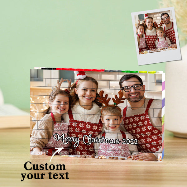 Personalised Colors Building Brick Custom Photo Block Puzzles Gifts for Family