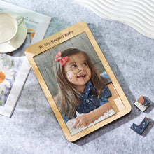Custom Photo Puzzle Tetris Personalised Wooden Frame Gifts for Kids - SantaSocks