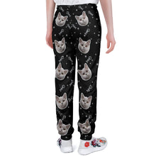 Custom Cat Face Sweatpants Unisex Joggers Gift For Pet Lovers