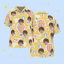 Custom Face Kids Polo Shirts Personalized Photo Shirt Colorful Dreams