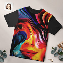 Custom Face T-shirt Personalized Photo T-shirt Gift For Women And Men Gifts for Boyfriend