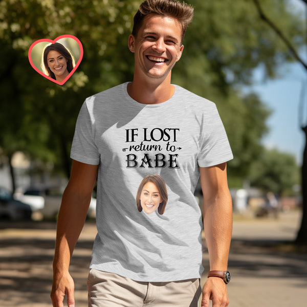 Custom Couple Matching T-shirts Love Babe Personalized Matching Couple Shirts Valentine's Day Gift
