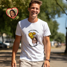 Custom Couple Matching T-shirts Pizza My Heart Personalized Matching Couple Shirts Valentine's Day Gift