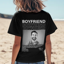 Custom Photo T-shirts Personalized Pictures T-shirt Valentine's Day Gifts for Couples