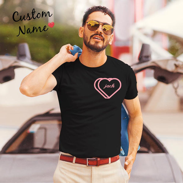 Custom Engraved Valentines Day Sweatshirt Shirt Hearts Shirt Simple and Stylish