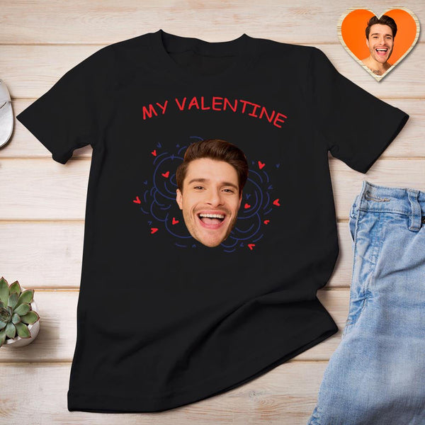 Custom Face Valentines Day Shirt Couple Sweatshirt Couple Jumper Valentines Day Gift